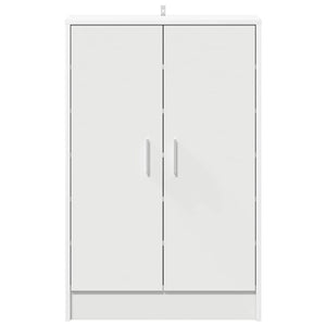 Παπουτσοθήκη Λευκή 60 x 35 x 92 εκ. από Επεξ. Ξύλο - Pakobazaar