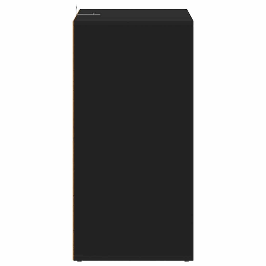 Παπουτσοθήκη Μαύρη 60 x 35 x 70 εκ. από Επεξ. Ξύλο - Pakobazaar