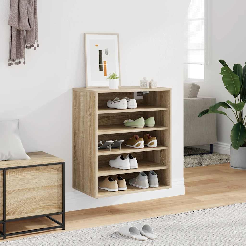 Παπουτσοθήκη Sonoma Δρυς 60 x 35 x 70 εκ. από Επεξ. Ξύλο