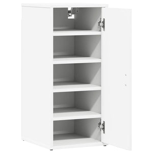 Παπουτσοθήκη Λευκή 32 x 35 x 70 εκ. από Επεξ. Ξύλο - Pakobazaar