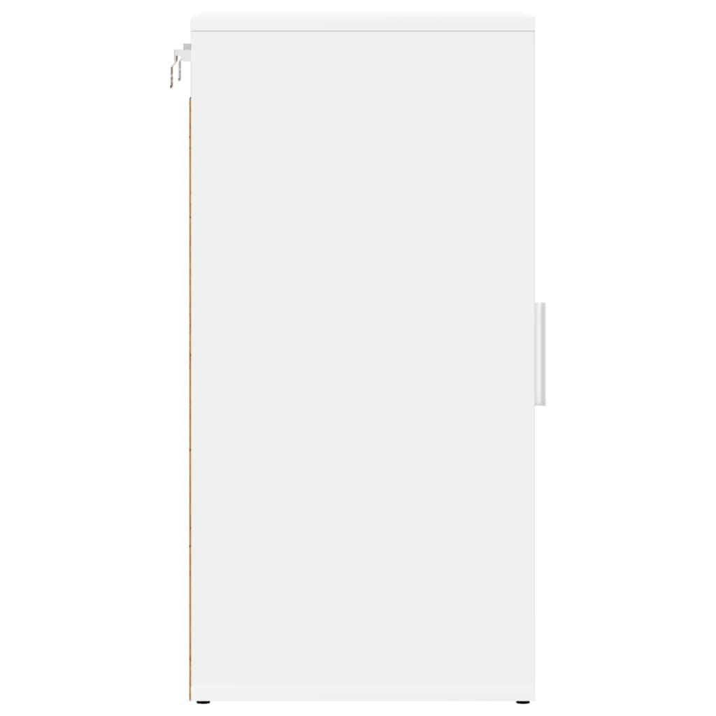 Παπουτσοθήκη Λευκή 32 x 35 x 70 εκ. από Επεξ. Ξύλο - Pakobazaar