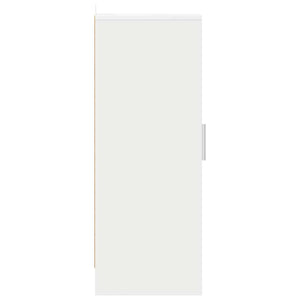 Παπουτσοθήκη Λευκή 32 x 35 x 92 εκ. από Επεξ. Ξύλο