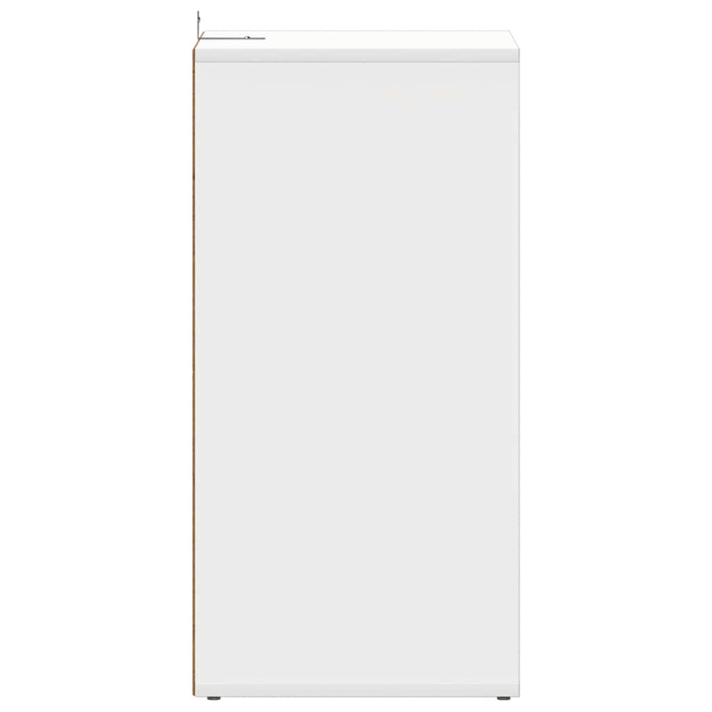 Παπουτσοθήκη Λευκή 31,5 x 35 x 70 εκ. από Επεξ. Ξύλο - Pakobazaar