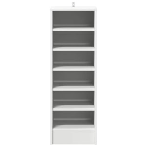 Παπουτσοθήκη Λευκή 31,5 x 35 x 90 εκ. από Επεξ. Ξύλο - Pakobazaar