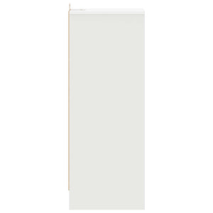 Παπουτσοθήκη Λευκή 31,5 x 35 x 90 εκ. από Επεξ. Ξύλο - Pakobazaar