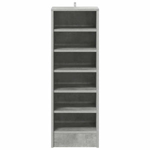 Παπουτσοθήκη Γκρι Σκυροδέματος 31,5x35x90 εκ. από Επεξ. Ξύλο - Pakobazaar