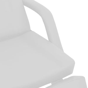 Καρέκλα Αισθητικής Λευκή 180 x 62 x 78 εκ. από Συνθετικό Δέρμα - Pakobazaar