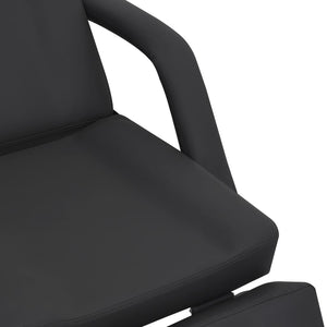 Καρέκλα Αισθητικής Μαύρη 180 x 62 x 78 εκ. από Συνθετικό Δέρμα - Pakobazaar