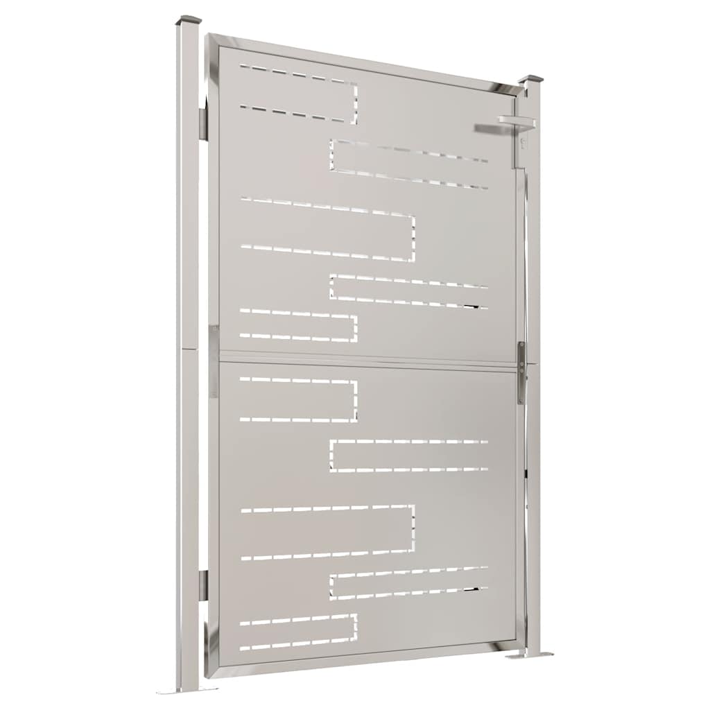 Πόρτα Κήπου 100x145 εκ. από Ανοξείδωτο Ατσάλι
