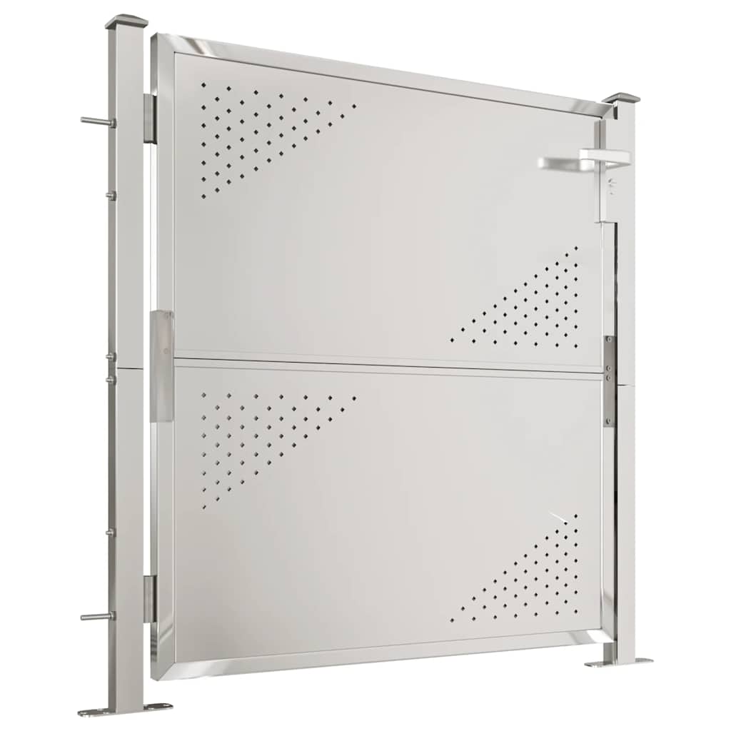 Πόρτα Κήπου 100x100 εκ. από Ανοξείδωτο Ατσάλι