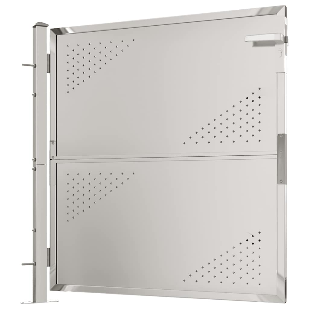 Πόρτα Κήπου 100x100 εκ. από Ανοξείδωτο Ατσάλι