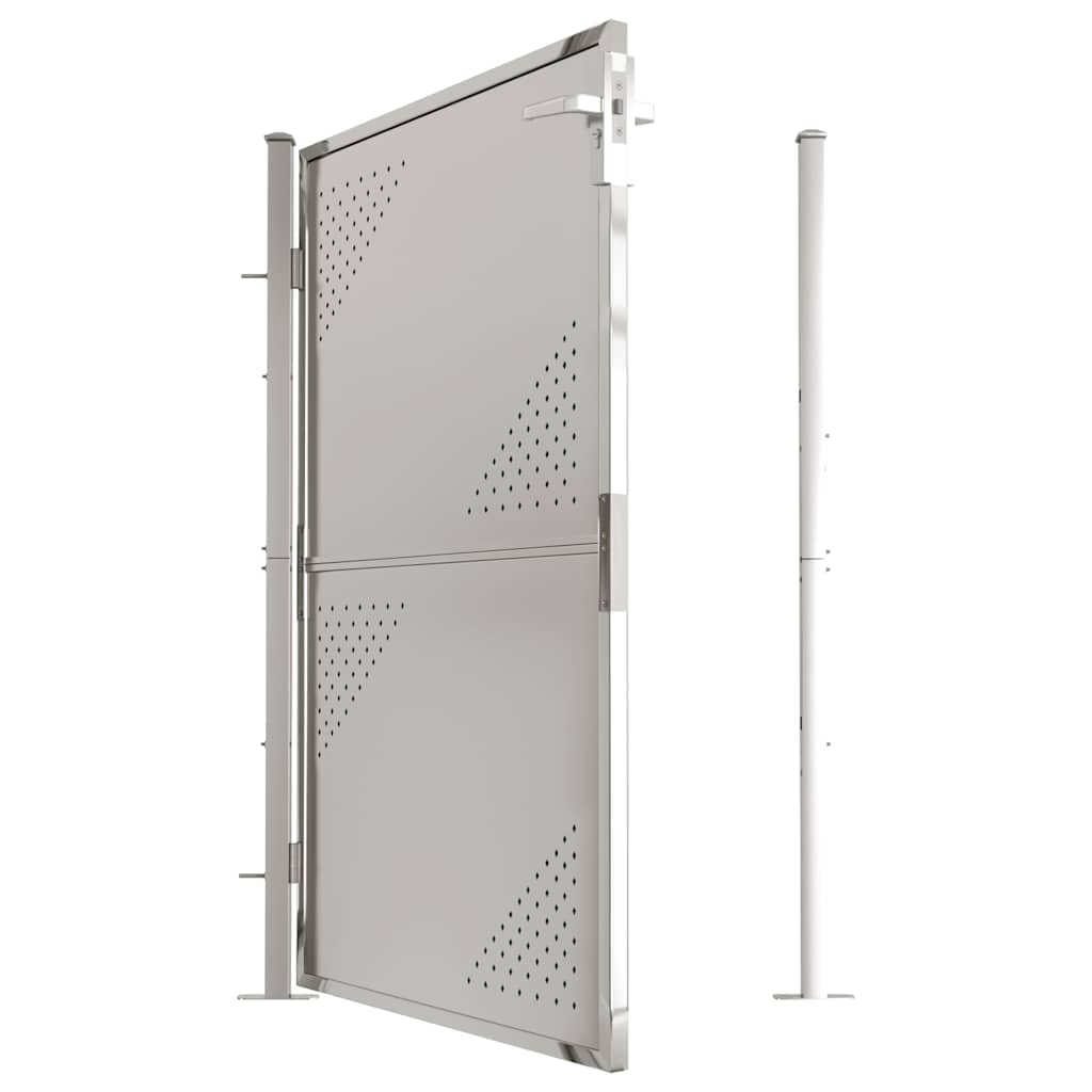 Πόρτα Κήπου 100x145 εκ. από Ανοξείδωτο Ατσάλι