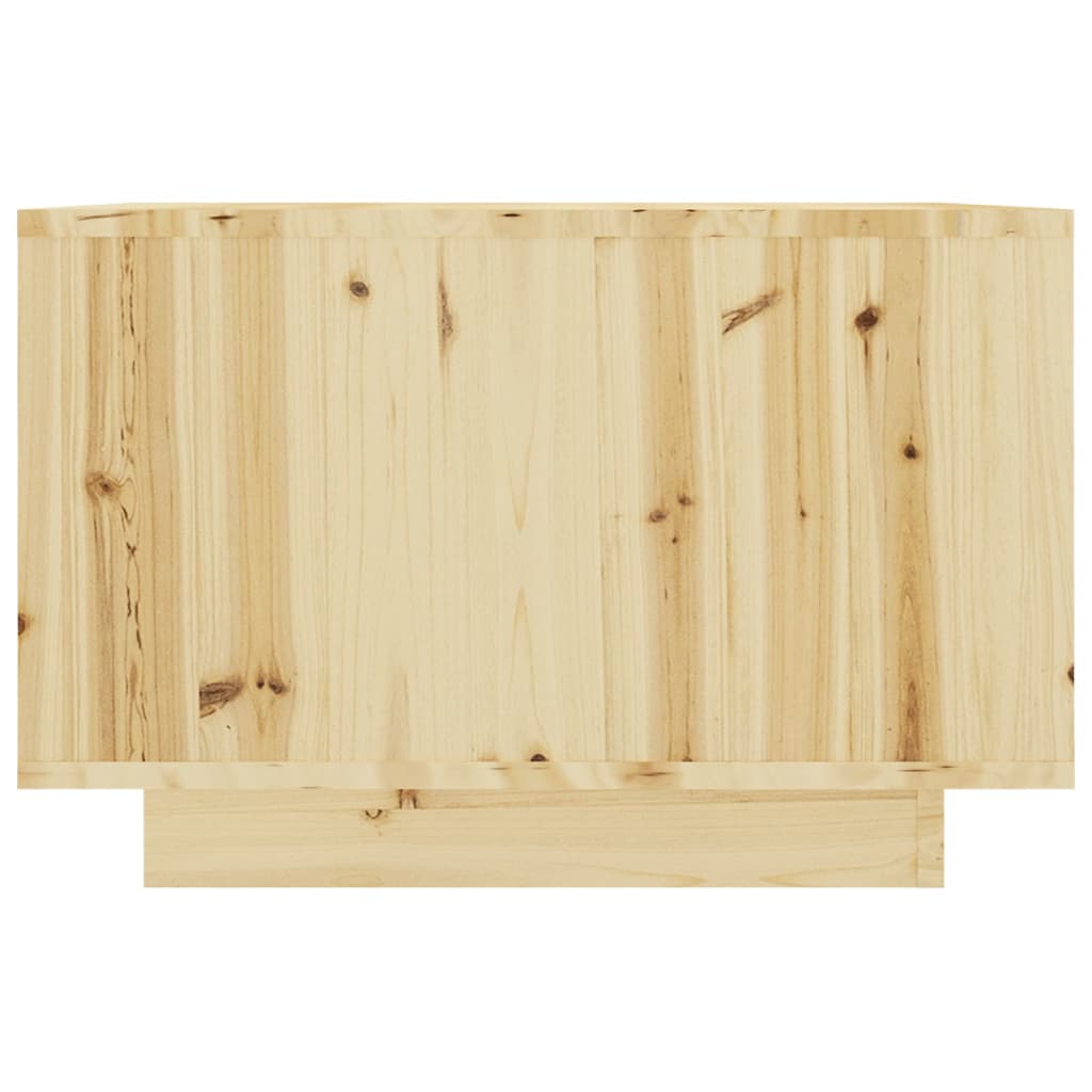 Τραπεζάκι Σαλονιού 50 x 50 x 33,5 εκ. από Μασίφ Ξύλο Ελάτης - Pakobazaar