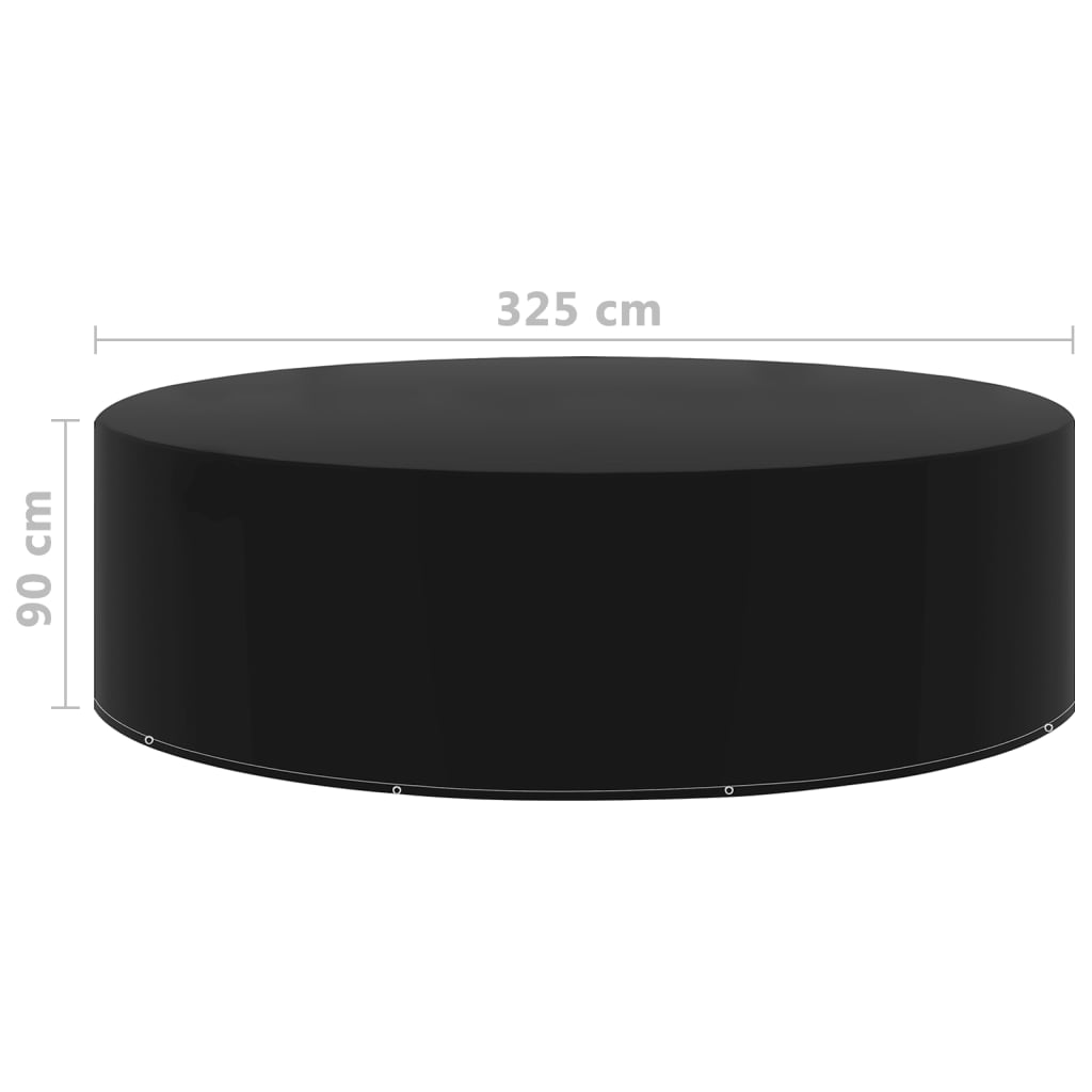Καλύμματα Επίπλων Κήπου 2 τεμ. με 10 Κρίκους 325x90 εκ. - PAKOBAZAAR