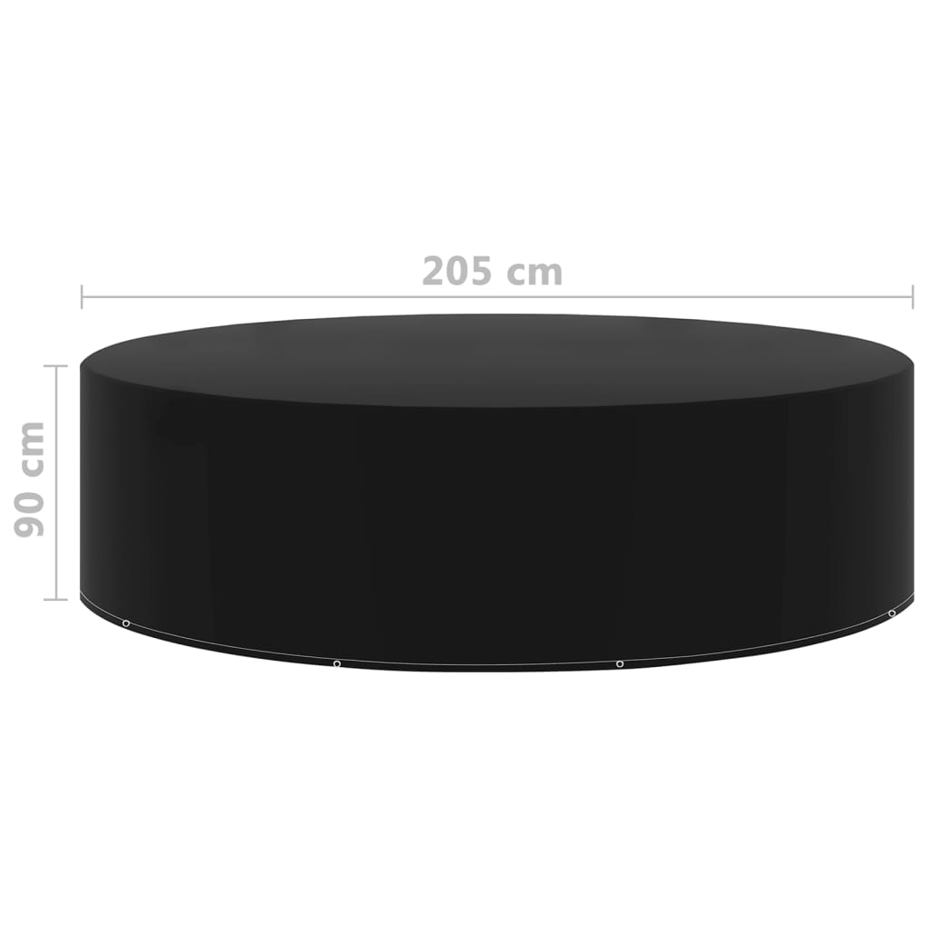 Καλύμματα Επίπλων Κήπου 2 τεμ. με 10 Κρίκους 205 x 90 x 90 εκ. - PAKOBAZAAR