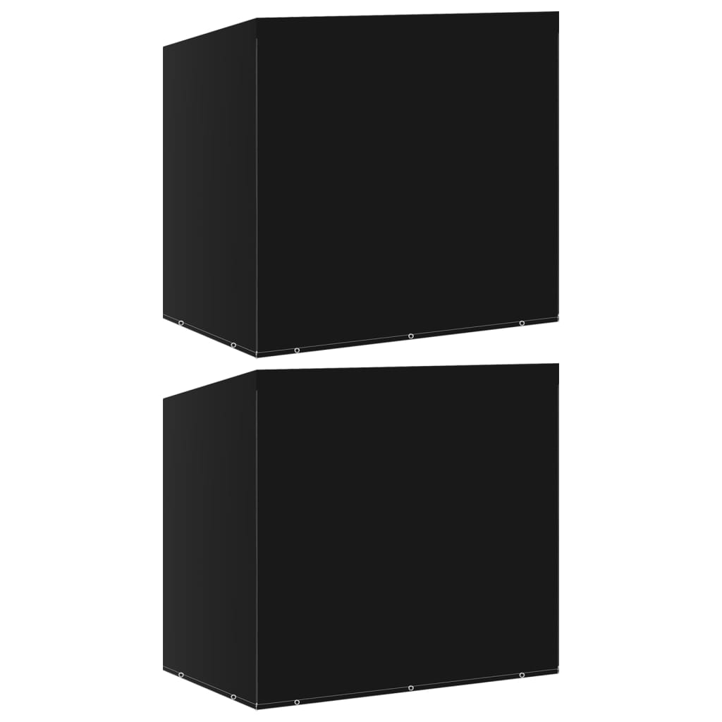 Καλύμματα Κούνιας Κήπου 2 τεμ. με 10 Κρίκους 255x145x170 εκ. - PAKOBAZAAR
