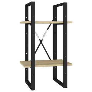 Βιβλιοθήκη με 5 Ράφια Sonoma Δρυς 40 x 30 x 175 εκ. Επεξ. Ξύλο - PAKOBAZAAR
