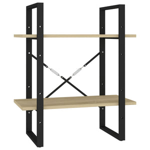 Βιβλιοθήκη με 5 Ράφια Sonoma Δρυς 60 x 30 x 175 εκ. Επεξ. Ξύλο - Pakobazaar