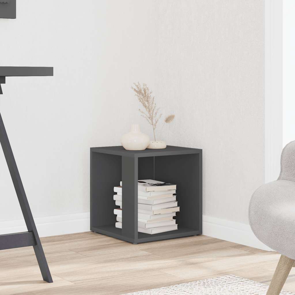 Τραπέζι Βοηθητικό Γκρι 33 x 33 x 34,5 εκ. από Μοριοσανίδα - Pakobazaar