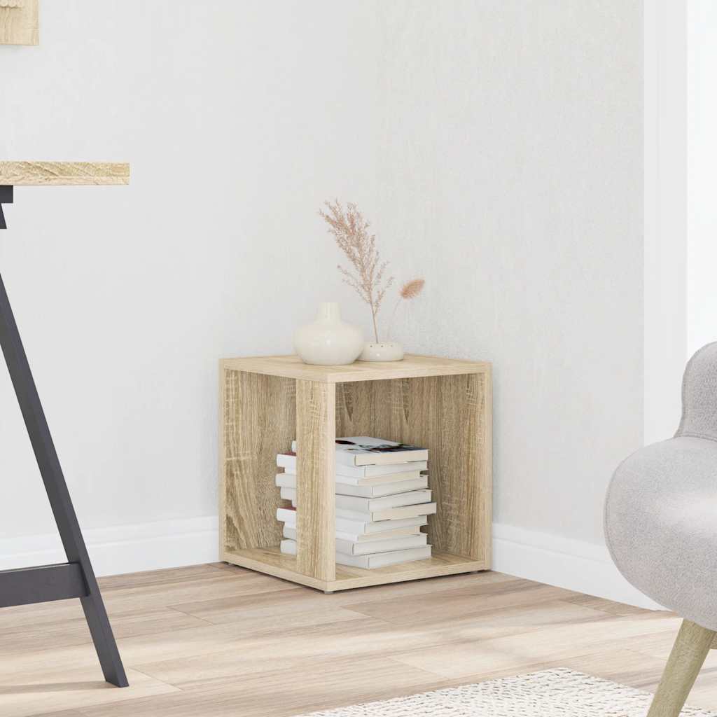 Τραπέζι Βοηθητικό Sonoma Δρυς 33 x 33 x 34,5 εκ από Επεξ. Ξύλο