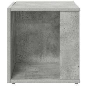 Τραπέζι Βοηθητικό Γκρι Σκυροδέματος 33x33x34,5 εκ. Επεξ. Ξύλο - Pakobazaar