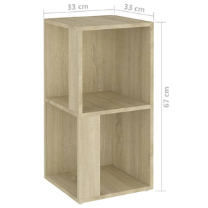 Ντουλάπι Γωνιακό Sonoma Δρυς 33 x 33 x 67 εκ. από Επεξ. Ξύλο - Pakobazaar