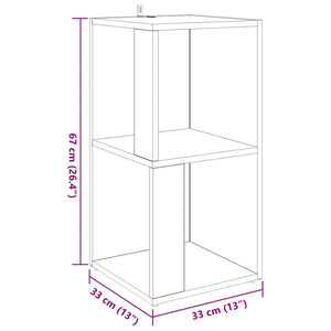 Ντουλάπι Γωνιακό Sonoma Δρυς 33 x 33 x 67 εκ. από Επεξ. Ξύλο - Pakobazaar