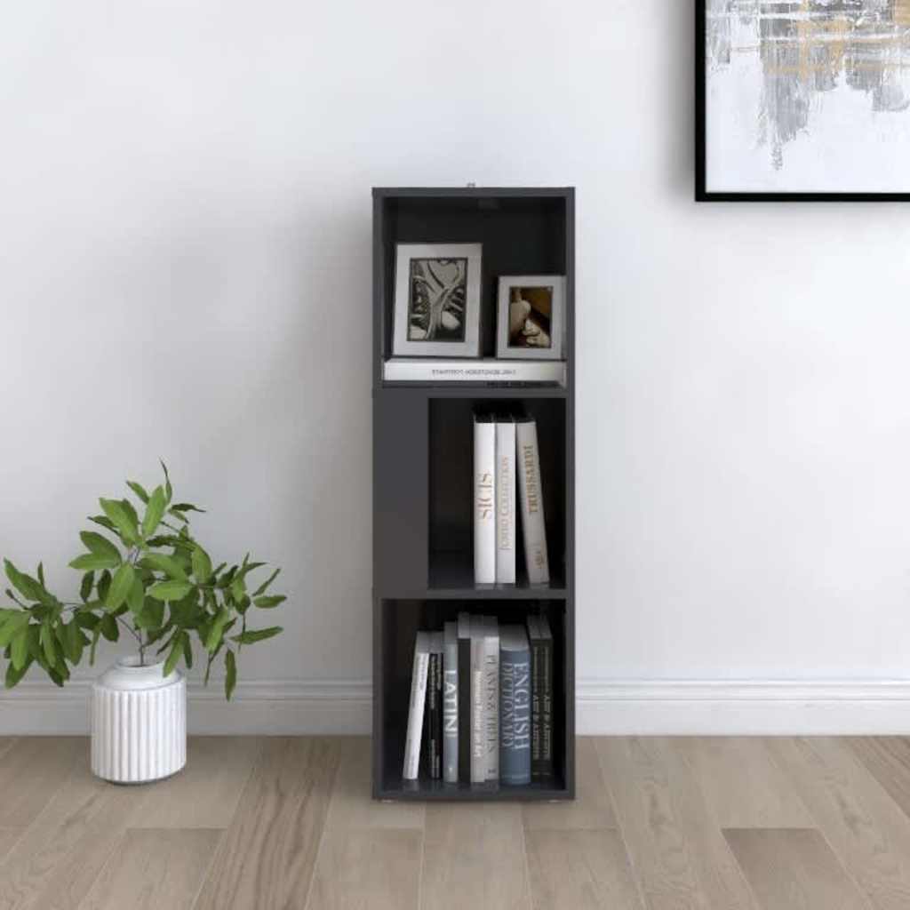 Ντουλάπι Γωνία Γκρι 33 x 33 x 100 εκ. από Μοριοσανίδα