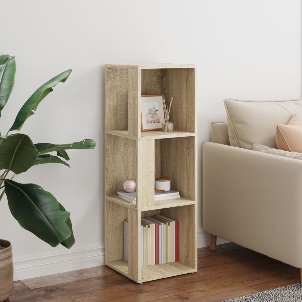 Ντουλάπι Γωνιακό Sonoma Δρυς 33 x 33 x 100 εκ. από Επεξ. Ξύλο