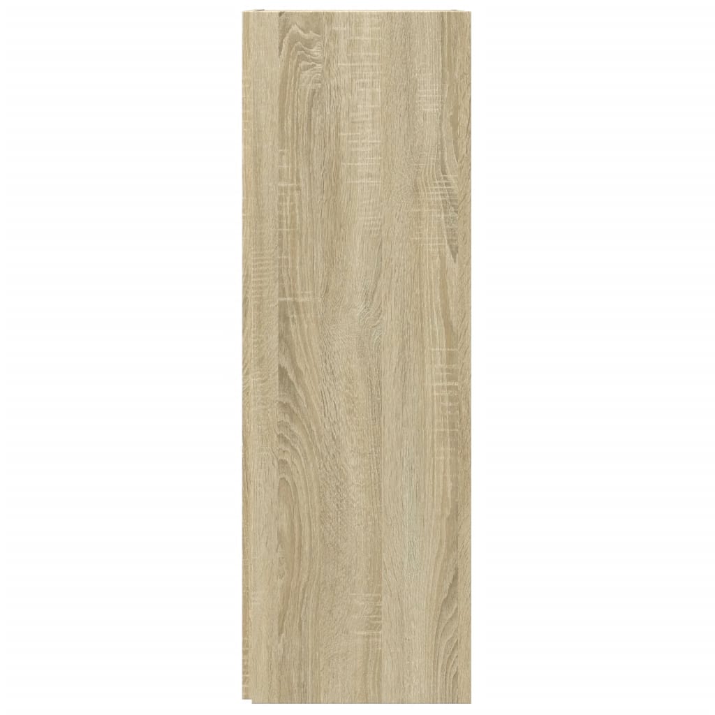 Ντουλάπι Γωνιακό Sonoma Δρυς 33 x 33 x 100 εκ. από Επεξ. Ξύλο