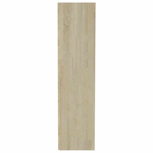 Ντουλάπι Γωνία Λευκό/Sonoma Oak 33x33x132 εκ. από Μοριοσανίδα
