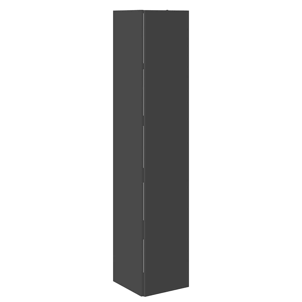 Ντουλάπι Γωνία Γκρι 33 x 33 x 164,5 εκ. από Μοριοσανίδα