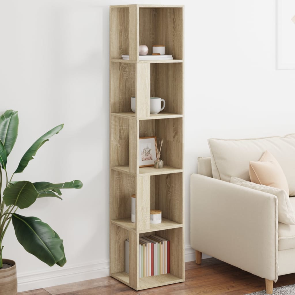 Ντουλάπι Γωνία Sonoma Oak 33 x 33 x 164,5 εκ. από Επεξ. Ξύλο - Pakobazaar
