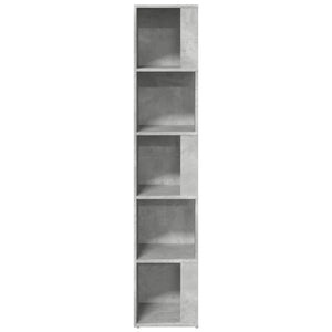 Ντουλάπι Γωνία Γκρι Σκυρ. 33 x 33 x 164,5 εκ. από Επεξ. Ξύλο - Pakobazaar