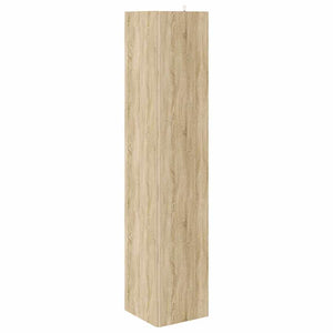 Ντουλάπι Γωνία Λευκό/Sonoma Oak 33x33x164,5 εκ. από Μοριοσανίδα