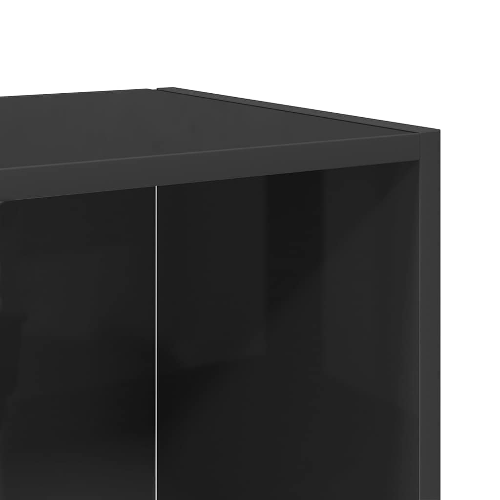 Ντουλάπι Γωνία Γυαλ. Γκρι 33 x 33 x 164,5 εκ. από Μοριοσανίδα