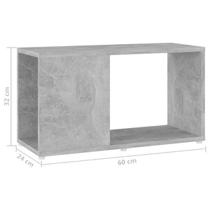 Έπιπλο Τηλεόρασης Γκρι Σκυρ. 60 x 24 x 32 εκ. από Επεξ. Ξύλο - Pakobazaar