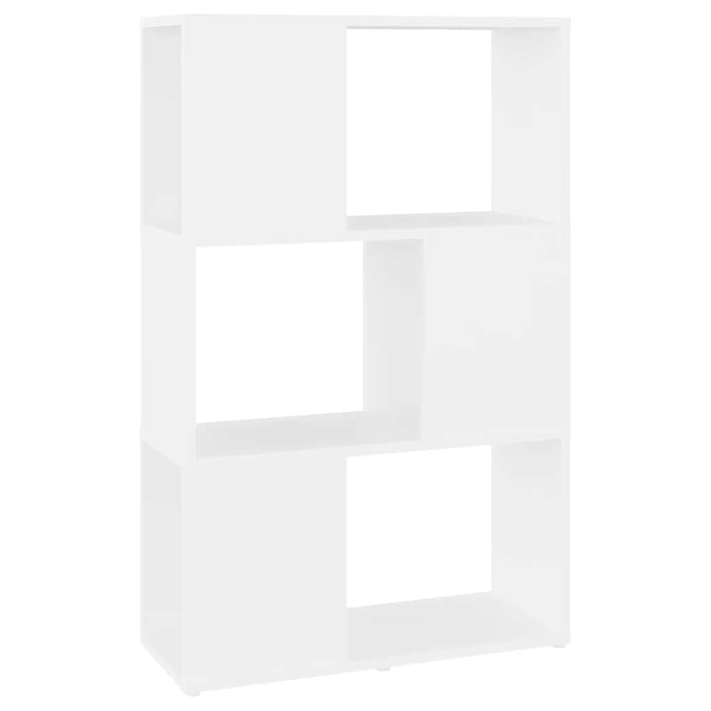 Βιβλιοθήκη/Διαχωριστικό Χώρου Λευκό 60x24x94 εκ. Μοριοσανίδα