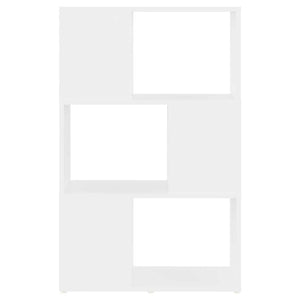 Βιβλιοθήκη/Διαχωριστικό Χώρου Λευκό 60x24x94 εκ. Μοριοσανίδα