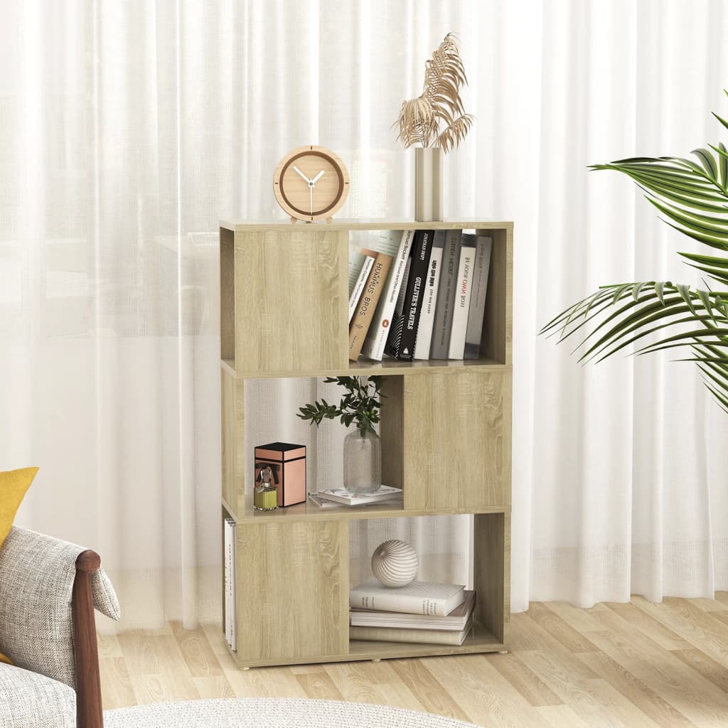 Βιβλιοθήκη/Διαχωριστικό Χώρου Sonoma Δρυς 60x24x94 εκ. Μοριοσ.