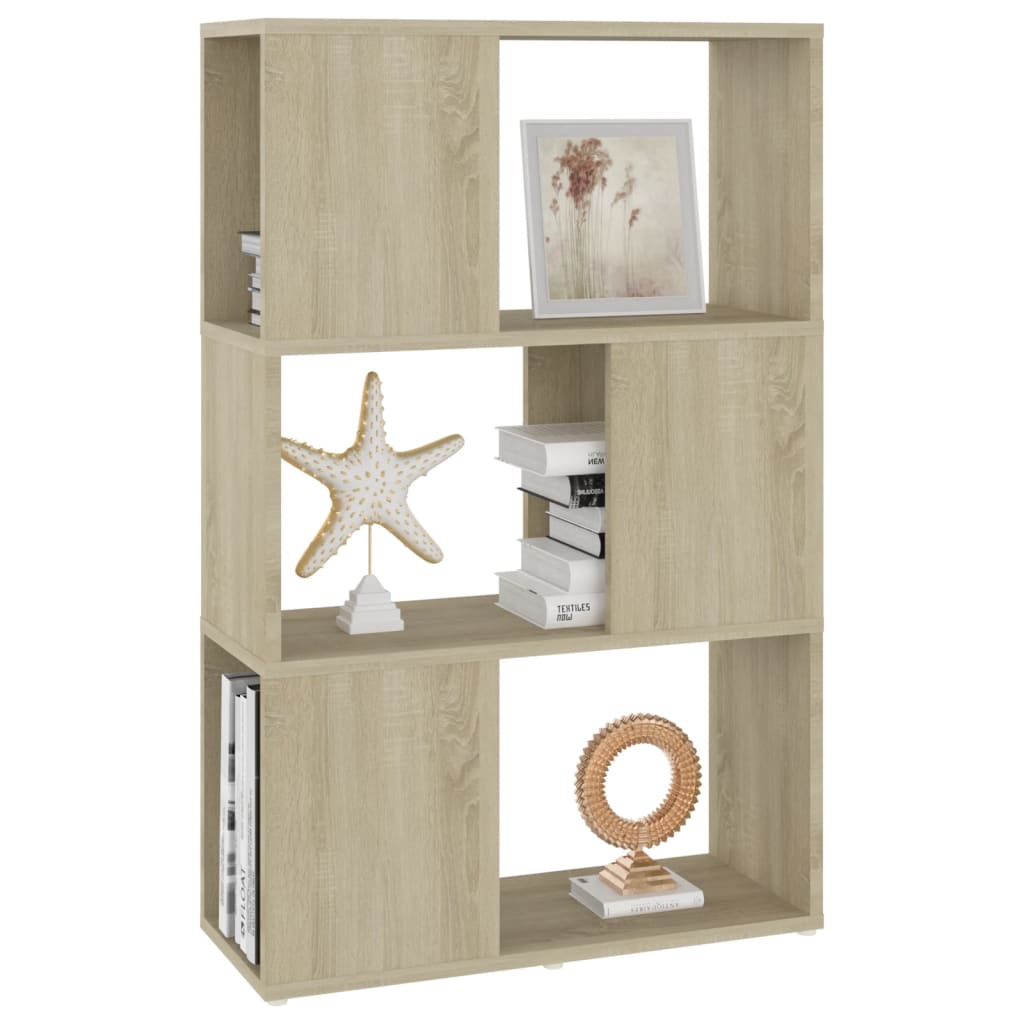 Βιβλιοθήκη/Διαχωριστικό Χώρου Sonoma Δρυς 60x24x94 εκ. Μοριοσ.