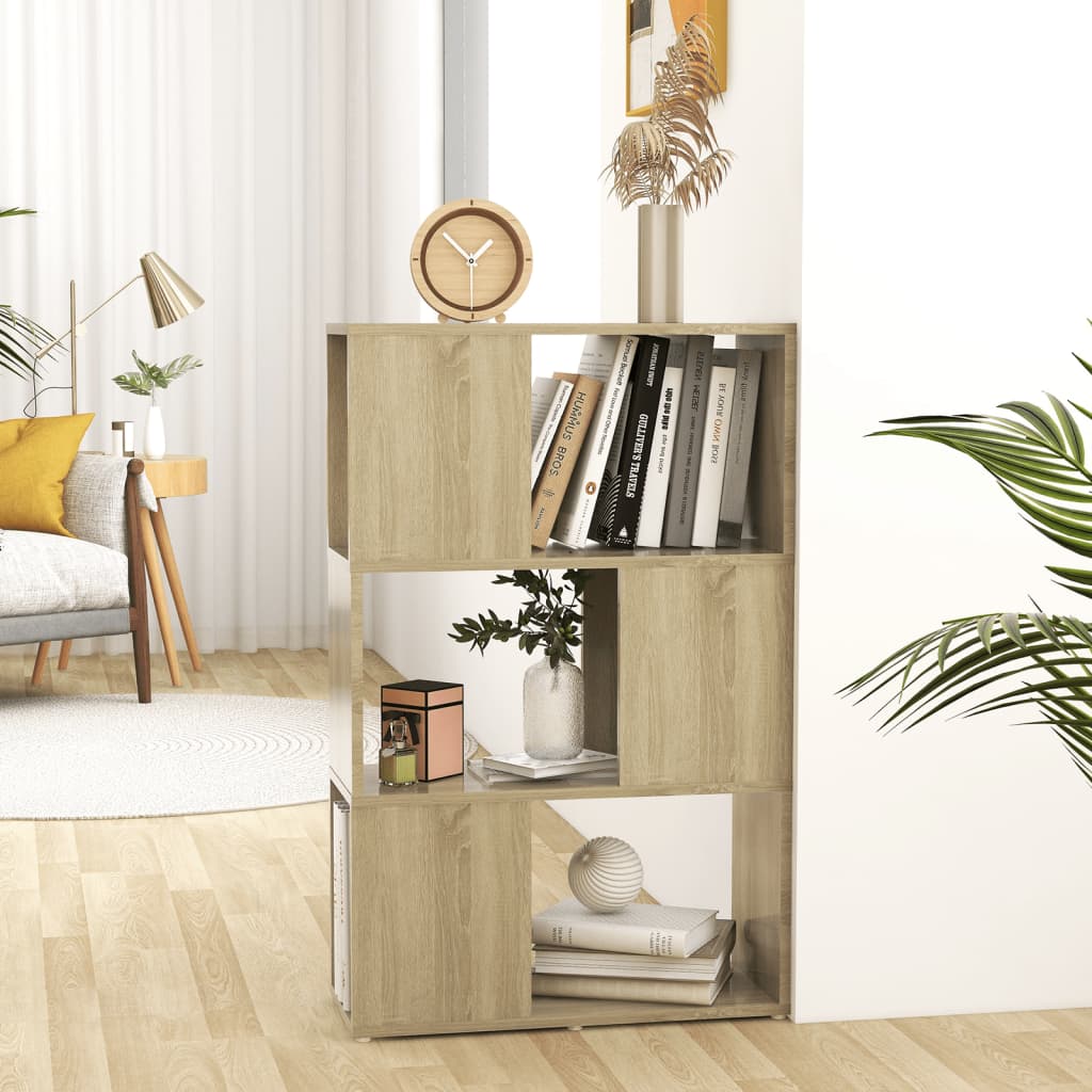 Βιβλιοθήκη/Διαχωριστικό Χώρου Sonoma Δρυς 60x24x94 εκ. Μοριοσ.