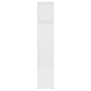 Βιβλιοθήκη/Διαχωριστικό Χώρου Λευκό 60x24x124,5 εκ. Μοριοσανίδα