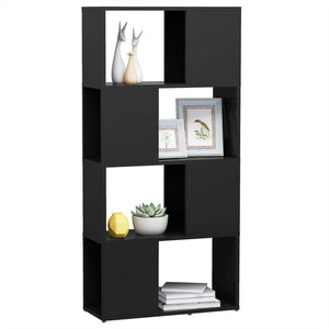 Βιβλιοθήκη/Διαχωριστικό Χώρου Γκρι 60x24x124,5 εκ. Επεξ. Ξύλο