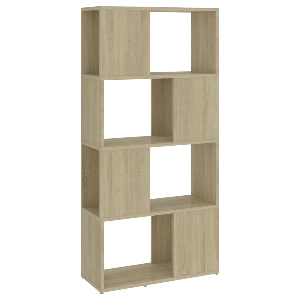 Βιβλιοθήκη/Διαχωριστικό Χώρου Sonoma Δρυς 60x24x124,5εκ Μοριοσ. - Pakobazaar