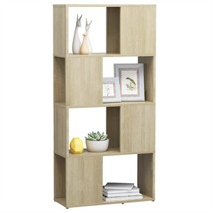 Βιβλιοθήκη/Διαχωριστικό Χώρου Sonoma Δρυς 60x24x124,5εκ Μοριοσ. - Pakobazaar
