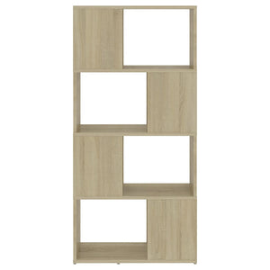 Βιβλιοθήκη/Διαχωριστικό Χώρου Sonoma Δρυς 60x24x124,5εκ Μοριοσ. - Pakobazaar