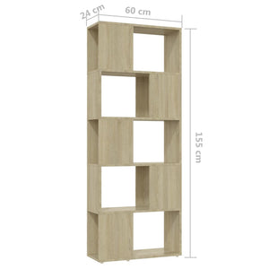 Βιβλιοθήκη/Διαχωριστικό Χώρου Sonoma Δρυς 60x24x155 εκ. - Pakobazaar