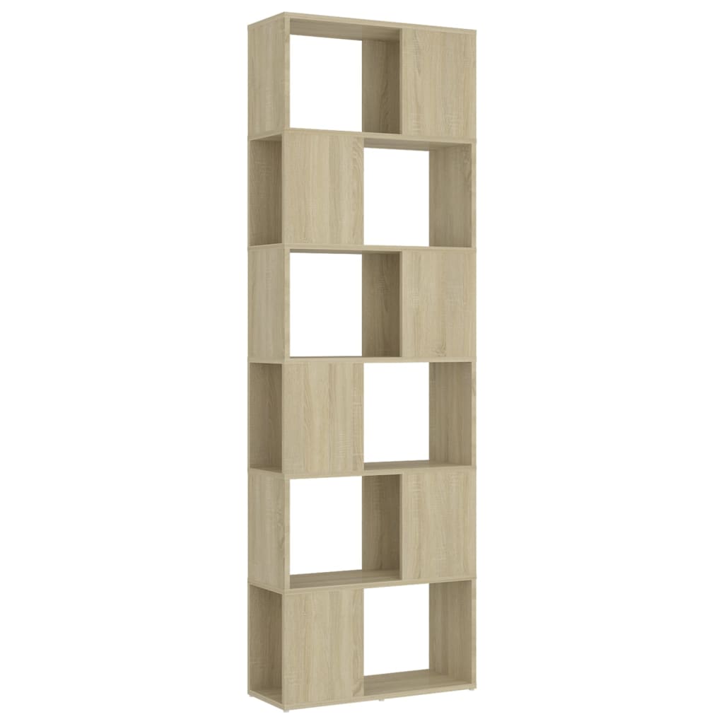 Βιβλιοθήκη/Διαχωρισ. Χώρου Sonoma Δρυς 60x24x186εκ. Μοριοσανίδα - Pakobazaar