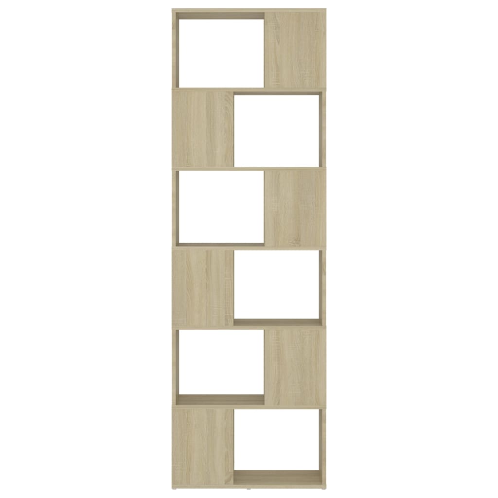Βιβλιοθήκη/Διαχωρισ. Χώρου Sonoma Δρυς 60x24x186εκ. Μοριοσανίδα - Pakobazaar